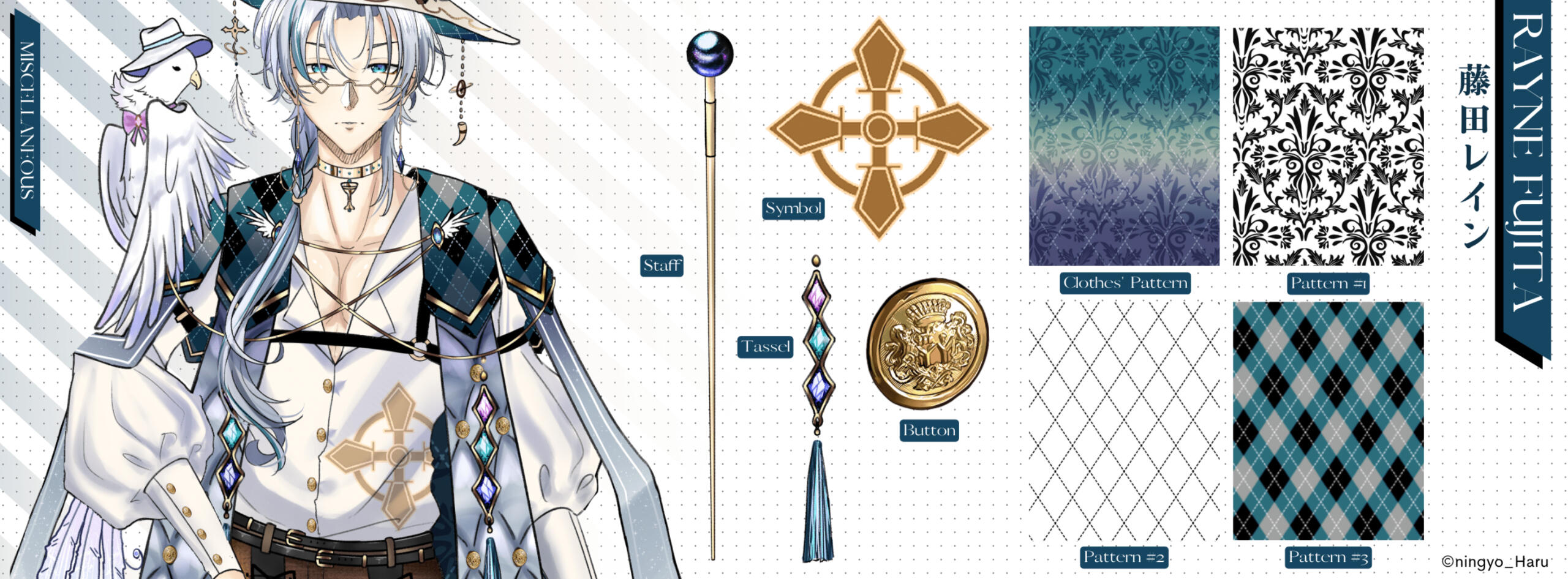 Rayne Fujita's Character Sheet : Keeper of the Holy Grail