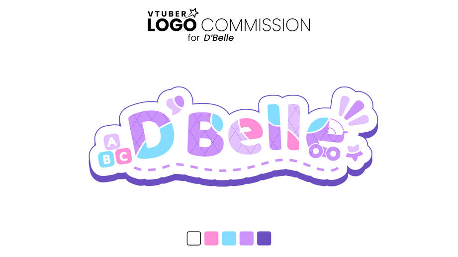 Logo Design : VTuber Inspired for D'Belle